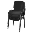 Chaise d'accueil visiteur Iso - Noir 