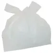 500 Sacs à bretelles en polyethylène réutilisables BLANC