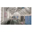 Vestiaire industrie propre 1 colonne H.180 x L.30cm Gris.