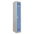 Vestiaire industrie propre 1 colonne H.180 x L.30 cm bleu 
