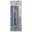 Vestiaire industrie propre 1 colonne H.180 x L.30 cm bleu 