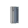 Vestiaire industrie propre 2 colonnes H.180 x L.60 cm Gris / bleu
