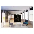 Cloison EASYSCREEN largeur 160 cm blanc et anthracite 