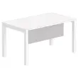 Voile de fond mélaminé L 140 aluminium