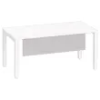 Voile de fond m&eacute;lamin&eacute; L 160 aluminium 