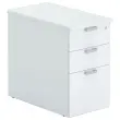 Caisson  3 tiroirs  - Gris - P 80 cm 