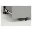 Caisson mobile en métal 2 tiroirs aluminium monté