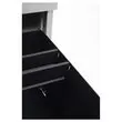 Caisson mobile en métal 2 tiroirs aluminium monté