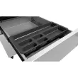 Caisson mobile en métal 3 tiroirs aluminium monté