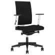 Siège de bureau synchrone NAVIGO - Noir & blanc - Accotoirs 2D montés