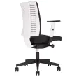 Siège de bureau synchrone NAVIGO - Noir & blanc - Accotoirs 2D montés