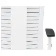 Siège de bureau synchrone NAVIGO - Noir & blanc - Accotoirs 2D montés