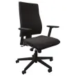 Si&egrave;ge de bureau synchrone Infinita avec accotoirs mont&eacute;s - Noir 