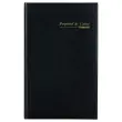 Agenda journalier perp&eacute;tuel pour recettes et d&eacute;penses - Janvier &agrave; d&eacute;cembre - 13 x 20,8 cm - Noir - BREPOLS 