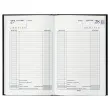 Agenda journalier perp&eacute;tuel pour recettes et d&eacute;penses - Janvier &agrave; d&eacute;cembre - 13 x 20,8 cm - Noir - BREPOLS 