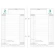 Recharge de feuillets mobiles de caisse pour classeur PERPETUEL - 16x24 cm - Janvier &agrave; d&eacute;cembre - EXACOMPTA 