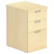Caisson de bureau - 3 tiroirs - H&ecirc;tre - Profondeur 60 cm 