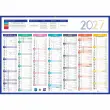 5 Calendriers de banque 14 mois - 54x38,5 cm