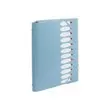 Trieur chemise - polypropyl&egrave;ne - 12 positions - bleu clair - FIDUCIAL 