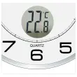 Horloge avec thermom&egrave;tre Tempus - UNILUX 