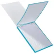 Bloc de 30 feuilles de fiches bristol bleues A5 5x5