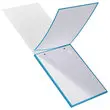 Bloc de 30 feuilles de fiches bristol bleues A5 5x5