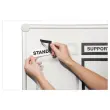 5 Porte-noms magnétiques Duraframe Magnetic Top - A4 portrait - Noir - DURABLE