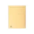 50 Chemises 3 rabats carton 280 g - Format A4 - beige - EXACOMPTA 