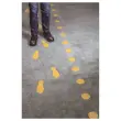 5 Adhésifs de marquage au sol 'Paire de pieds' - Antidérapant - DURABLE