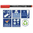 Feutre permanent universel Lumocolor - 0.6 mm - Rouge - STAEDTLER
