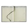 Agenda semainier de bureau cousu Timing/Conc. 17,1x22 cm Noir - Janvier à décembre - BREPOLS