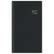 Agenda semainier poche spiralé Interplan 9x16 cm - Noir - Janvier à décembre - BREPOLS