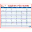 Calendrier Memento 42x33 cm - BE - Janvier à décembre - AURORA