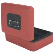Caissette à monnaie 3 compartiments ouverture bouton poussoir rouge