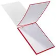 Bloc 30 feuilles de fiches bristol rouge A5 5x5