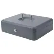 Caissette &agrave; monnaie avec serrure cylindrique 30cm gris 