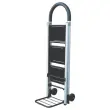Escabeau diable pliable avec 3 marches 