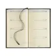 Agenda semainier poche cousu  Interplan 9x16 cm - Noir - Janvier &agrave; d&eacute;cembre - BREPOLS 