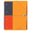 Cahier spirale A4+ Organiserbook - Ligné - 80g - Oxford