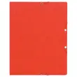 10 Chemises &agrave; &eacute;lastiques sans rabats - carte 360g - Rouge - EXACOMPTA 