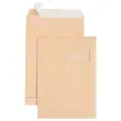 250 Pochettes &agrave; soufflet kraft brun - 229x324mm - fen&ecirc;tre 50x105 - GPV PACK'N POST 
