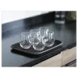 Plateau de service rectangulaire - 35 x 25 cm - Marron
