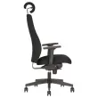 Siège de bureau synchrone Viden - Tissu - Noir