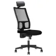 Siège de bureau à mécanisme synchrone Taktik - Noir et résille - Monté