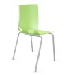 Chaise coque design Fondo vert