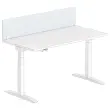 Cloisonnette pour bureau L. 160 gris/blanc 