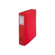 Boîte de classement en polypropylène opaque - Dos 6 cm - rouge - FIDUCIAL