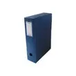 Boîte de classement en polypropylène opaque- Dos 8 cm - bleu - FIDUCIAL