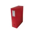 Boîte de classement en polypropylène opaque- Dos 10 cm - rouge - FIDUCIAL