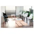 2 Fauteuils WISEMAN pieds hêtre assise noire montées